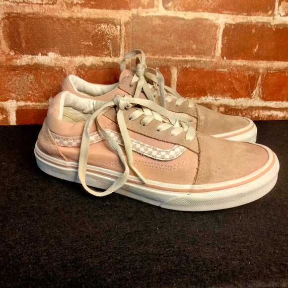 Vans Kids Shoes Size 5 Pink Skateboarding Suede - Picture 5 of 7